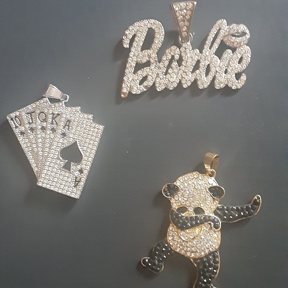 Assorted chain charms